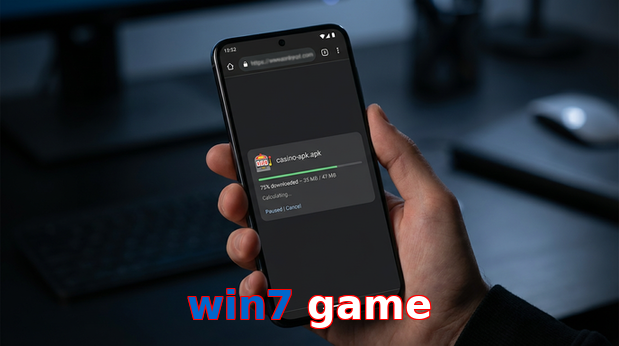 Main screen of Win7 Game apk page for PK players